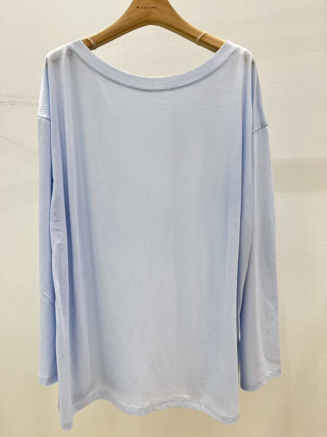 DOUBLEIN東大門㊣代購女士新品25秋冬真品休閑熱賣長袖T恤船領DOUBLEIN長袖T恤圖色2