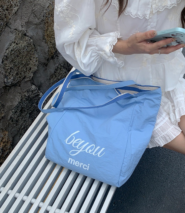 POSH BLUE東大門㊣代購女士新款推薦人氣單肩斜跨包雙面條紋POSH BLUE單肩/斜跨包