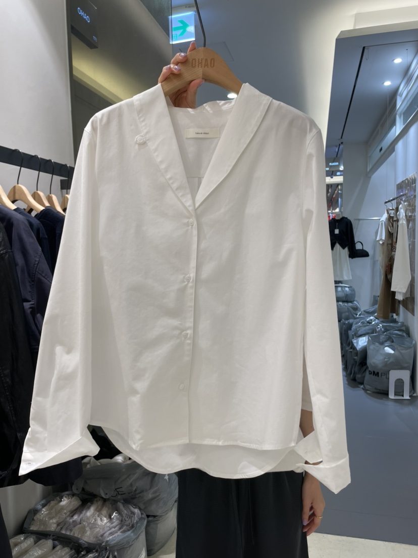 OHAO東大門㊣直郵女士新品時尚熱賣職業真品人氣襯衫蕾絲衫OHAO/HA MONG襯衫/蕾絲衫圖色1