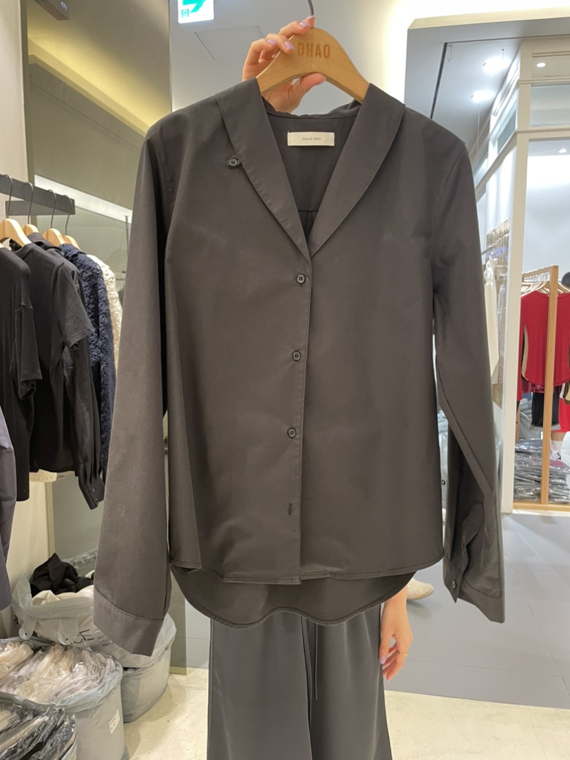 OHAO東大門㊣直郵女士新品時尚熱賣職業真品人氣襯衫蕾絲衫OHAO/HA MONG襯衫/蕾絲衫圖色2