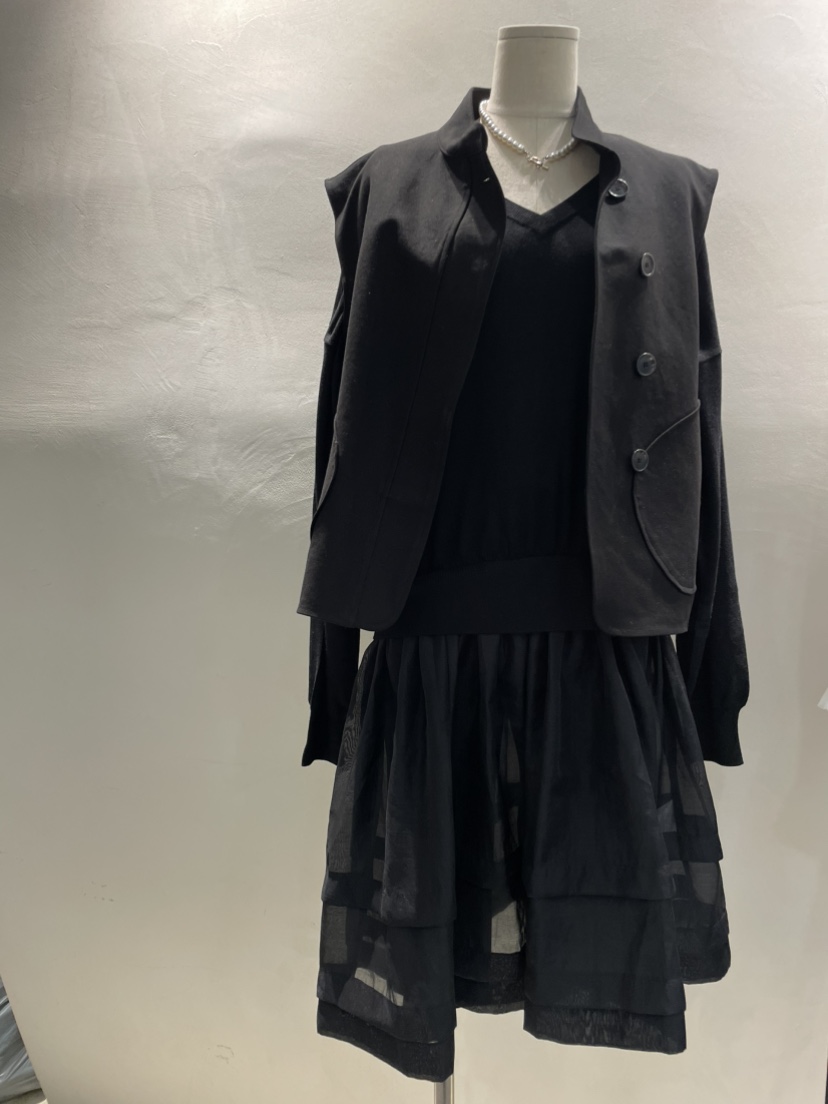 OHAO韓國直郵㊣女裝新品真品熱賣職業25秋冬人氣休閑推薦馬甲OHAO/HA MONG馬甲圖色2