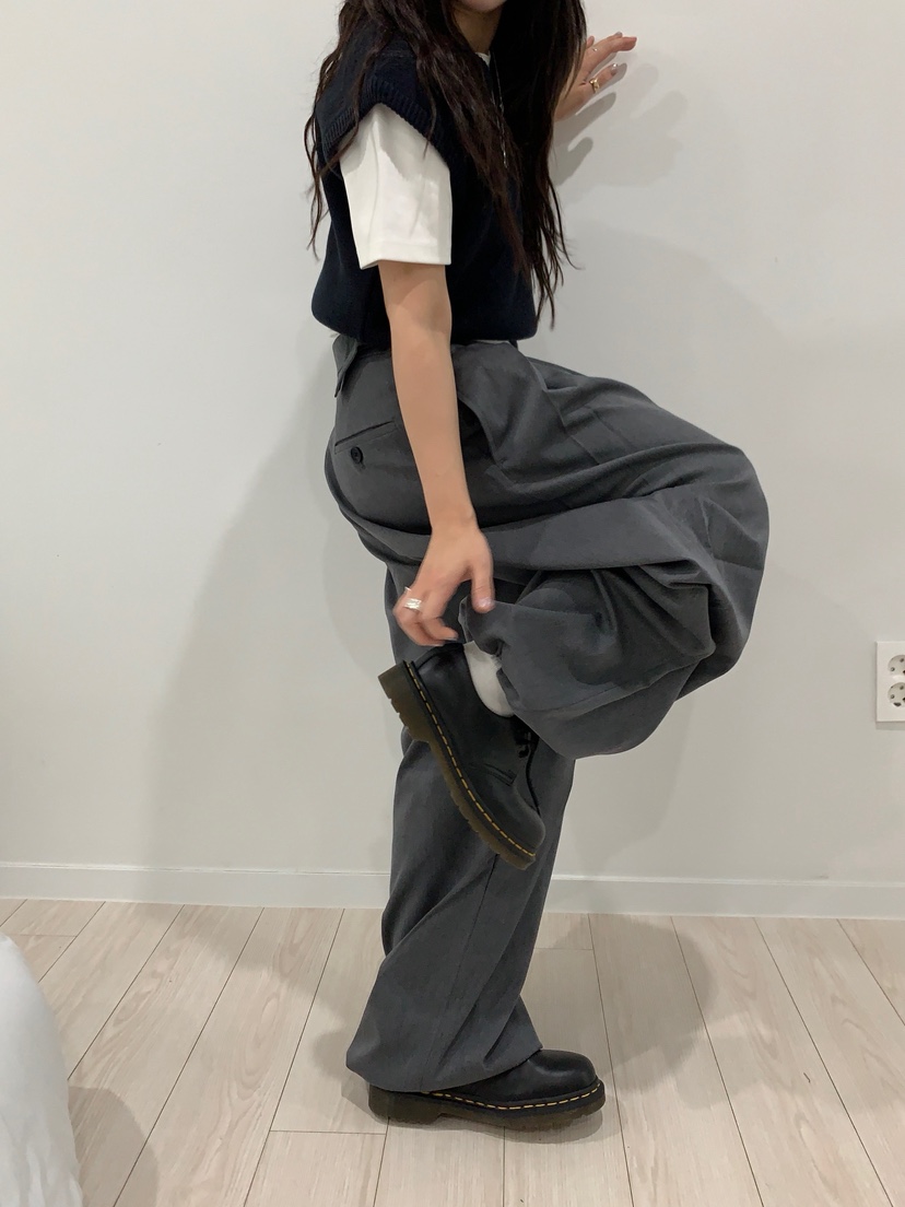 WOOGIE韓國直郵㊣女裝新品真品休閑推薦時尚休閑褲男女同款FATAL-男裝休閑褲
