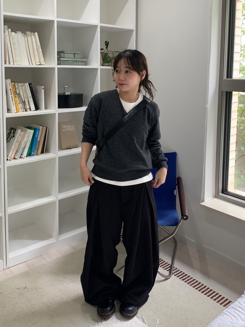 WOOGIE韓國直郵㊣女裝新品真品休閑推薦時尚休閑褲男女同款FATAL-男裝休閑褲