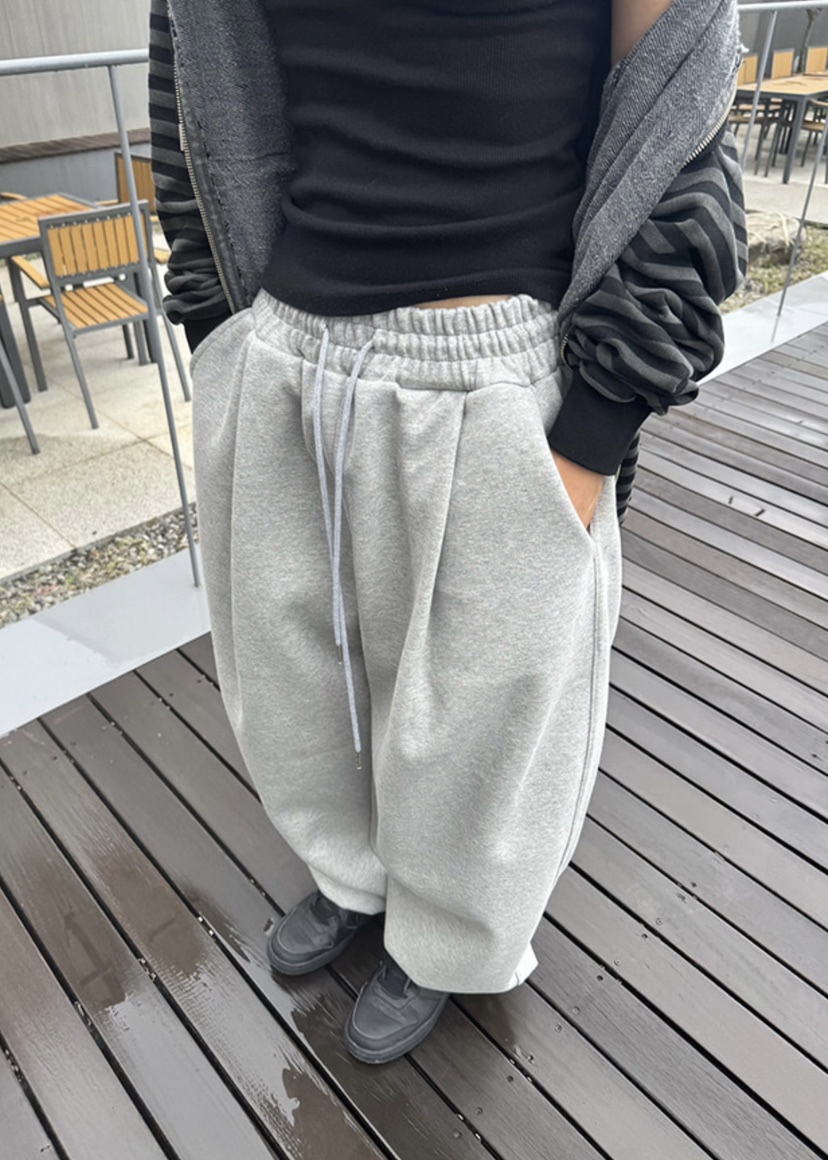 WOOGIE東大門㊣代購女裝新款熱賣推薦25秋冬休閑褲男女同款FATAL-男裝休閑褲