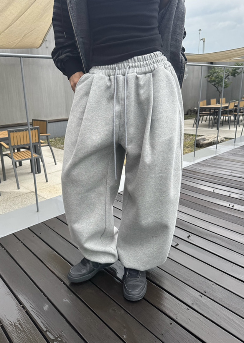 WOOGIE東大門㊣代購女裝新款熱賣推薦25秋冬休閑褲男女同款FATAL-男裝休閑褲