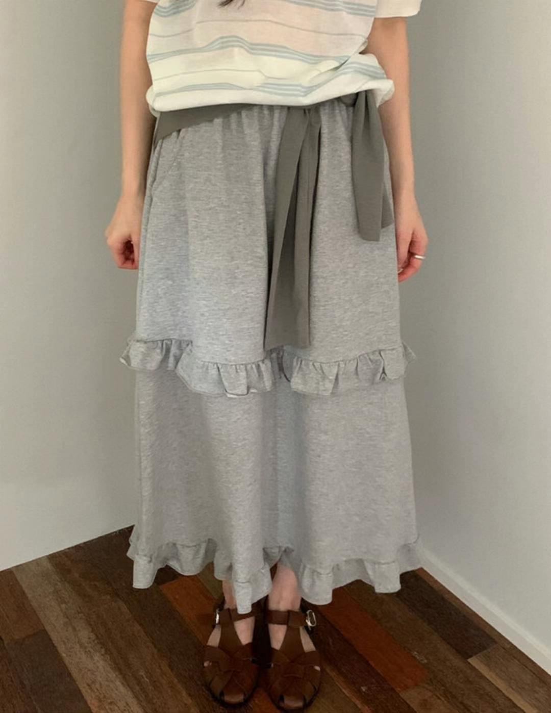 PINK POUCH東大門㊣代購女裝新品職業真品25秋冬熱賣人氣長裙PINK POUCH長裙圖色1
