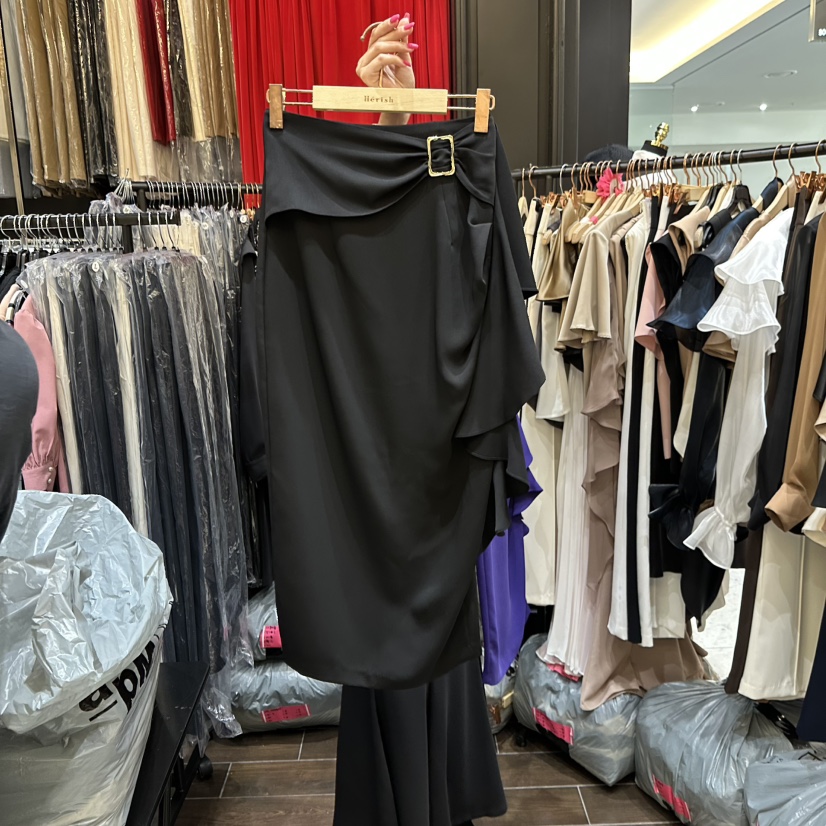 HERISH-HAUTE東大門㊣實拍女士新款休閑熱賣時尚25秋冬長裙HERISH-HAUTE長裙圖色3