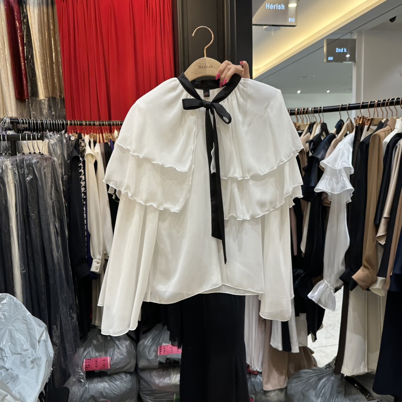 HERISH-HAUTE東大門㊣直郵女士新品職業休閑熱賣襯衫蕾絲衫HERISH-HAUTE襯衫/蕾絲衫