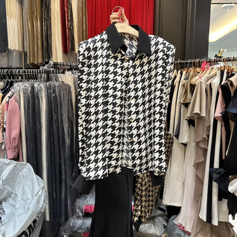 HERISH-HAUTE東大門㊣實拍女裝新款25秋冬時尚真品襯衫蕾絲衫HERISH-HAUTE襯衫/蕾絲衫圖色2
