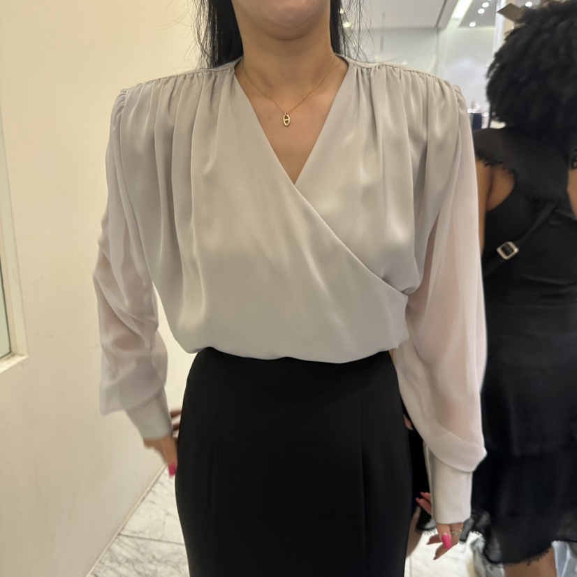HERISH-HAUTE東大門㊣直郵女士新款25秋冬人氣真品襯衫蕾絲衫HERISH-HAUTE襯衫/蕾絲衫