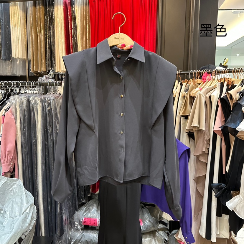 HERISH-HAUTE東大門㊣直郵女士新款職業時尚熱賣襯衫蕾絲衫HERISH-HAUTE襯衫/蕾絲衫圖色4