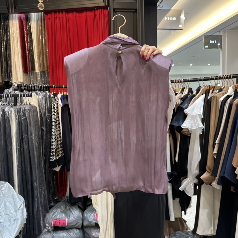 HERISH-HAUTE東大門㊣直郵女裝新款職業吊帶背心含脖帶高領HERISH-HAUTE吊帶/背心