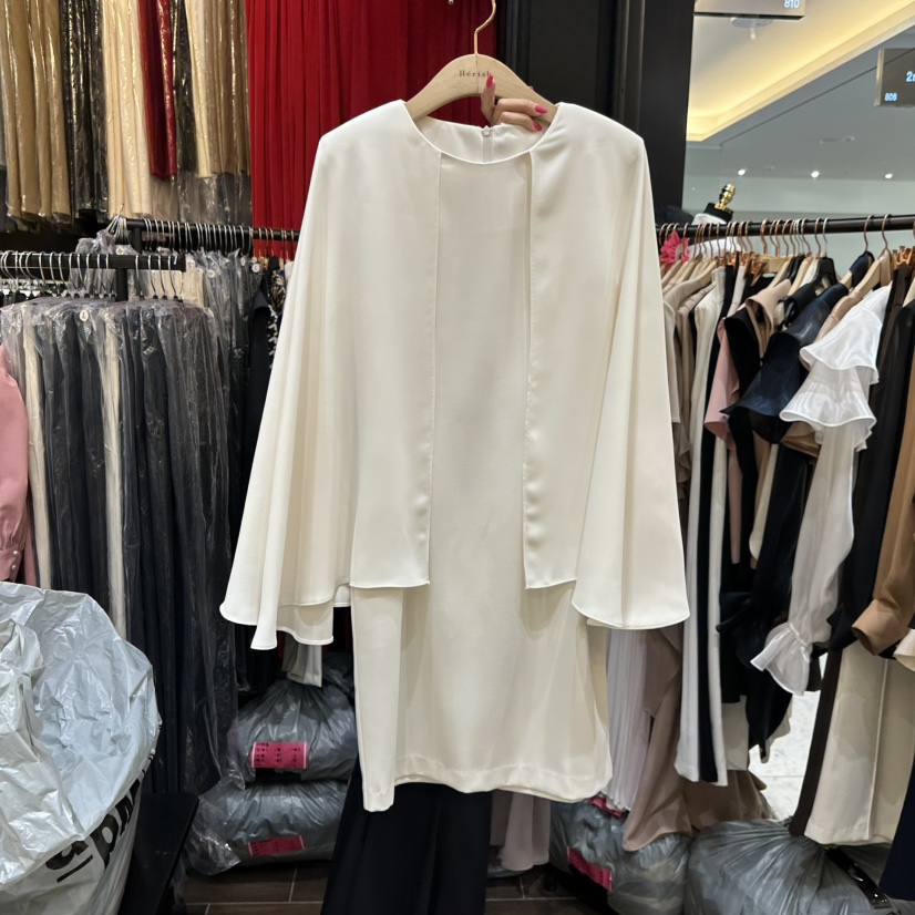 HERISH-HAUTE韓國直郵㊣女士新品人氣職業真品連衣裙假兩件HERISH-HAUTE連衣裙圖色3