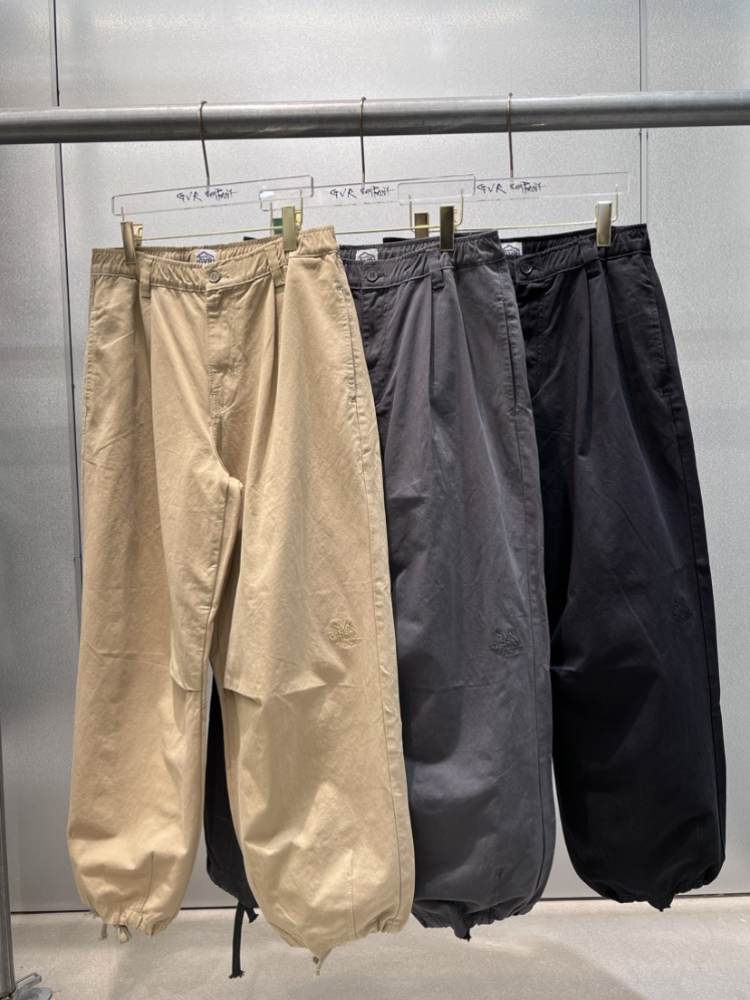 GVR COMPANY東大門㊣代購女裝新品時尚熱賣休閑褲斜紋棉布GVR-COMPANY休閑褲
