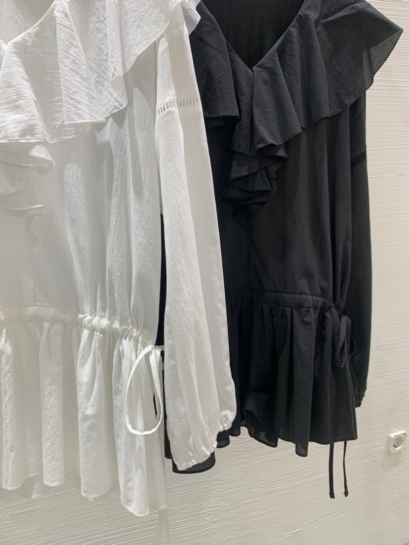 LUCY SALON東大門㊣直郵女士新品時尚推薦人氣休閑襯衫蕾絲衫LUCY SALON襯衫/蕾絲衫