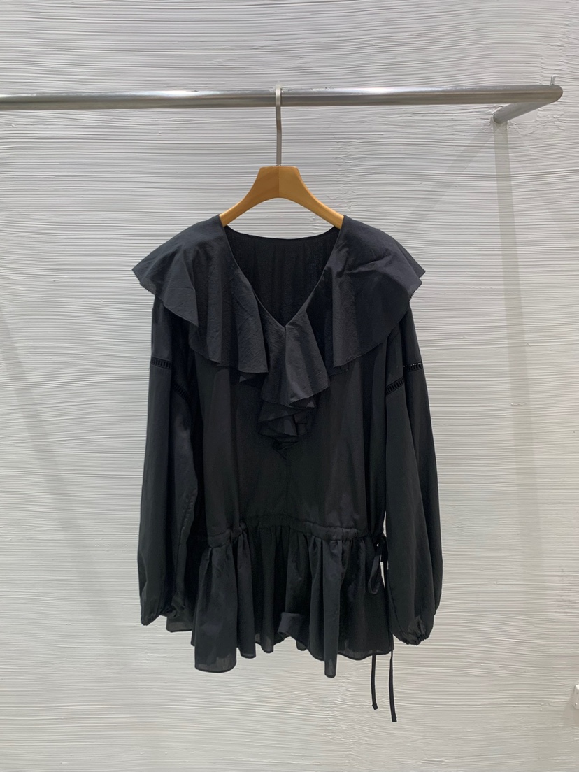 LUCY SALON東大門㊣直郵女士新品時尚推薦人氣休閑襯衫蕾絲衫LUCY SALON襯衫/蕾絲衫圖色2