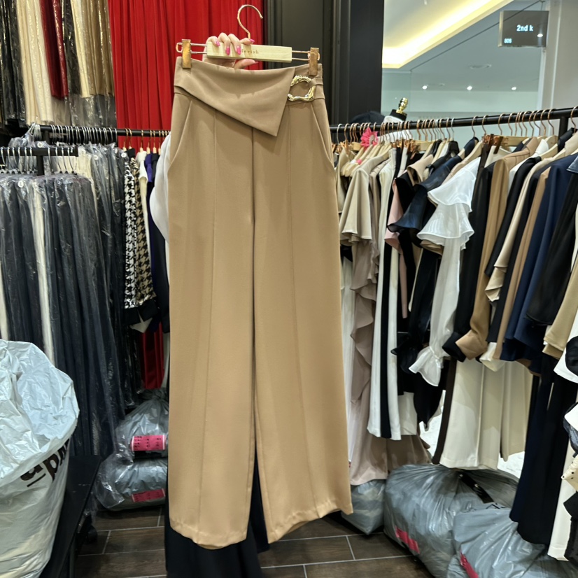 HERISH-HAUTE韓國代購㊣女士新品職業熱賣時尚25秋冬休閑褲HERISH-HAUTE休閑褲圖色3