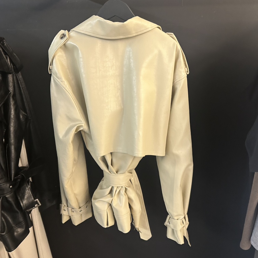 PROJECT WAVE-P東大門㊣代購女士新品25秋冬真品夾克含腰帶PROJECT WAVE夾克