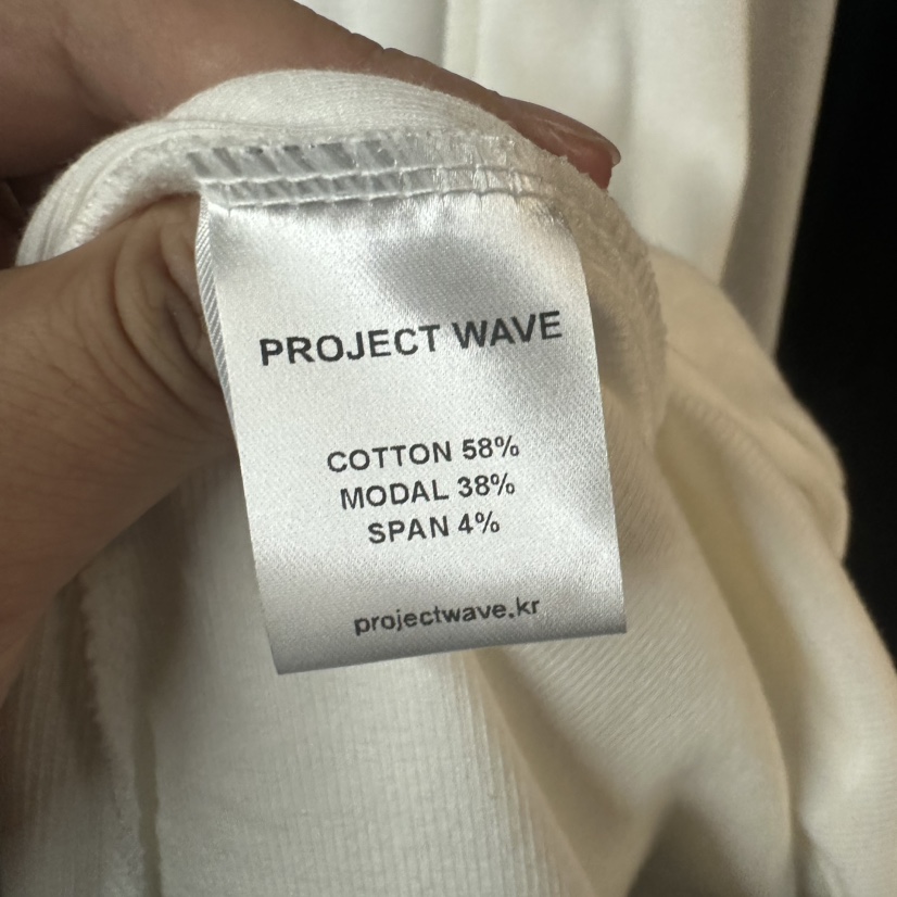 PROJECT WAVE-P韓國代購㊣女裝新品推薦熱賣真品職業長袖T恤PROJECT WAVE長袖T恤