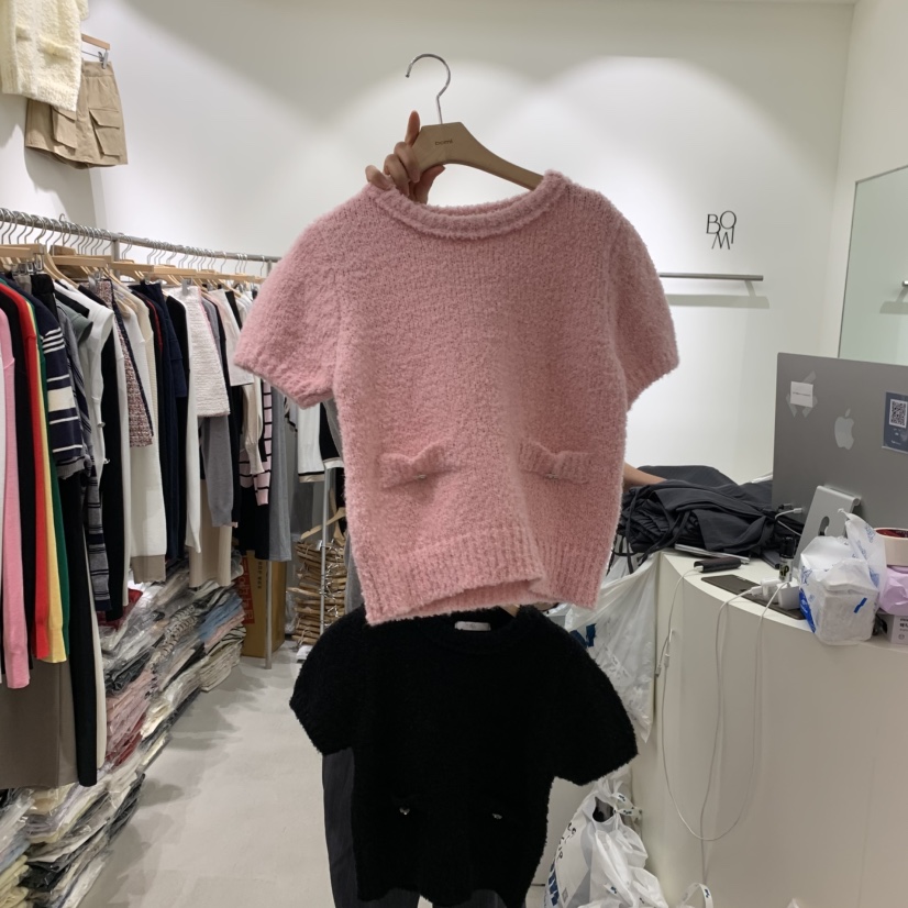 BY BOMI韓國直郵㊣女士新款職業休閑人氣時尚真品推薦針織衫BY BOMI針織衫