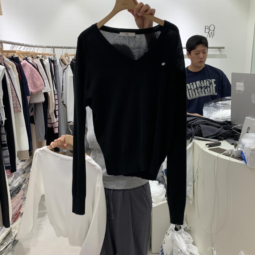 BY BOMI韓國直郵㊣女士新品時尚推薦熱賣人氣25秋冬針織衫BY BOMI針織衫圖色2