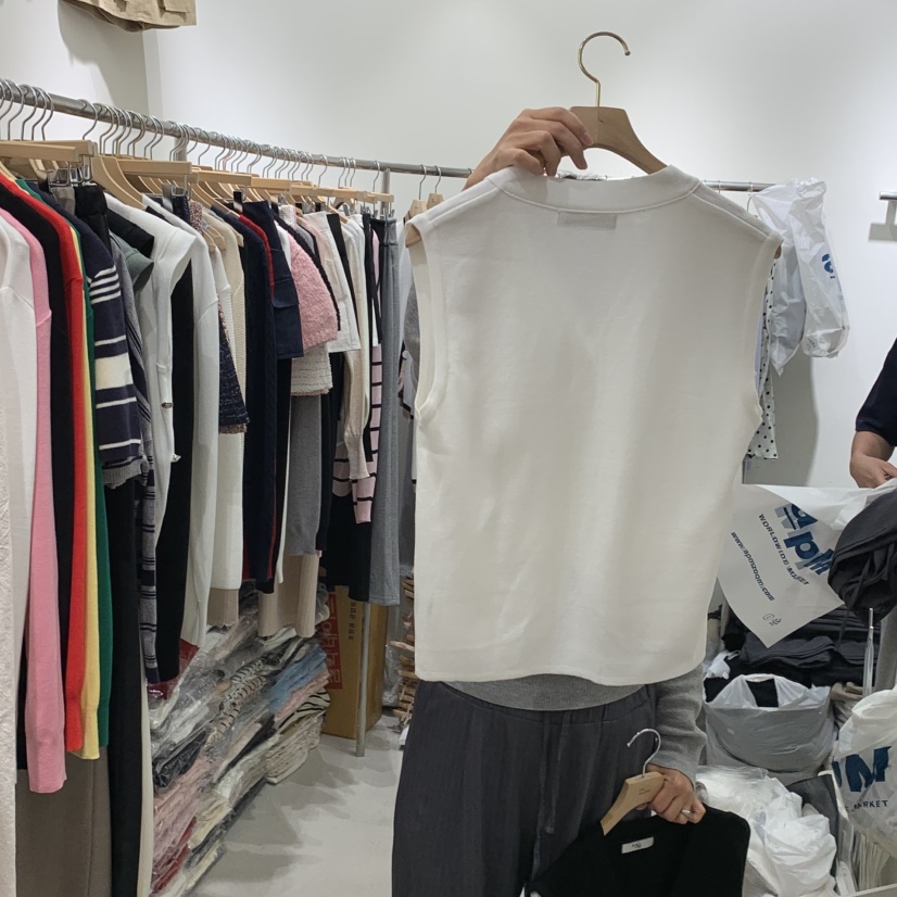 BY BOMI東大門㊣直郵女裝新品熱賣職業休閑25秋冬時尚馬甲BY BOMI馬甲