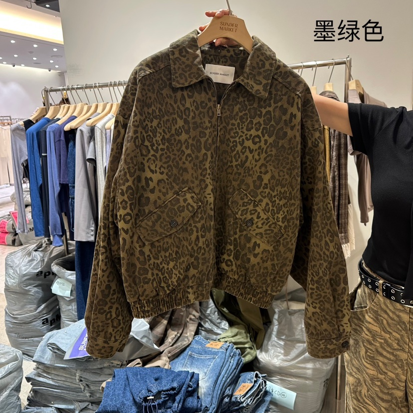 SUNDER MARKET韓國代購㊣女裝新品休閑人氣真品夾克不含內搭SUNDER MARKET夾克圖色2