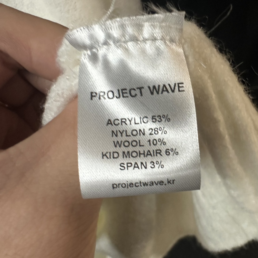 PROJECT WAVE-P韓國代購㊣女裝新款推薦熱賣針織衫V領寬松PROJECT WAVE針織衫