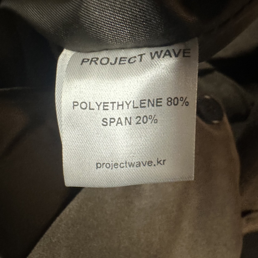 PROJECT WAVE-P韓國直郵㊣女士新款真品熱賣長款風衣含腰帶PROJECT WAVE長款風衣