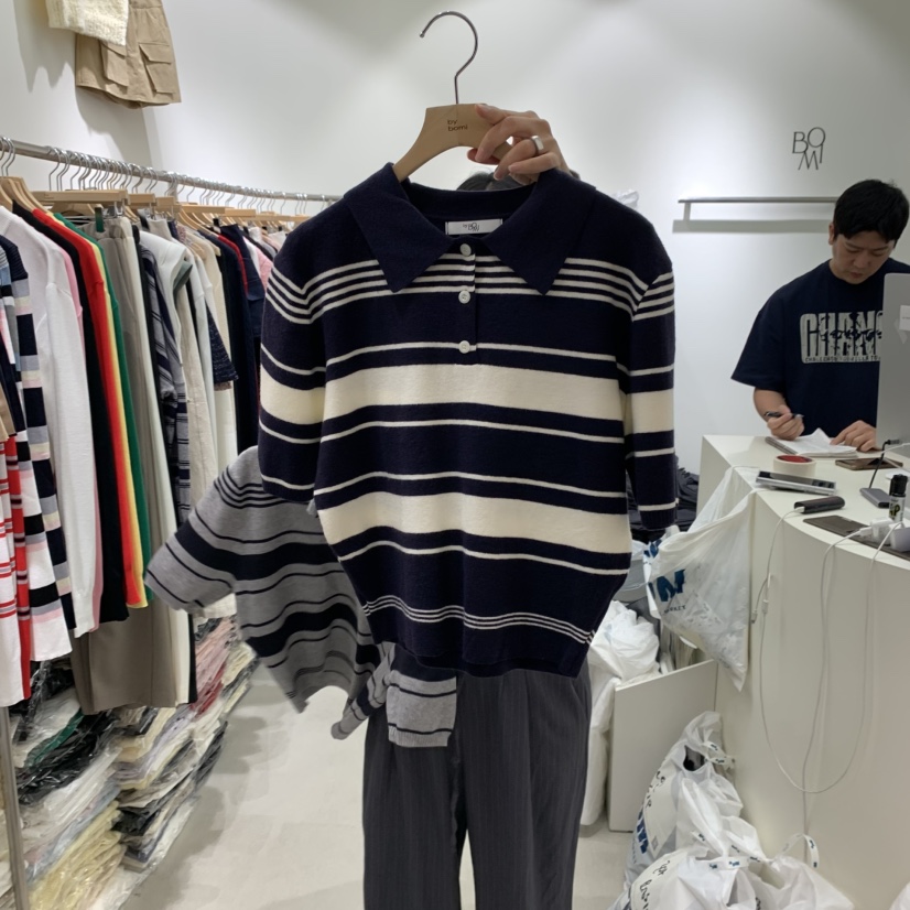 BY BOMI東大門㊣直郵女裝新款職業人氣真品25秋冬推薦針織衫BY BOMI針織衫圖色2