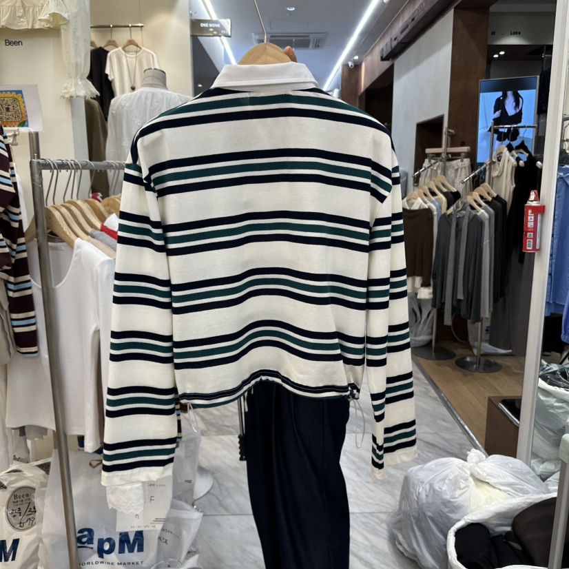 BEEN-A韓國代購㊣女裝新品推薦時尚真品人氣休閑熱賣長袖T恤BEEN-A長袖T恤