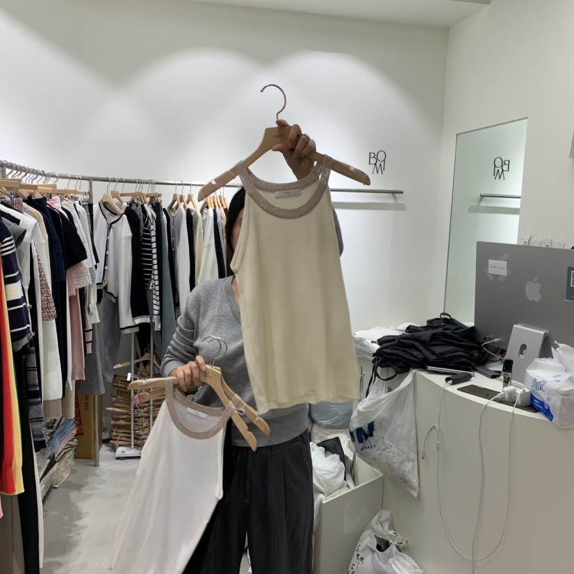 BY BOMI韓國直郵㊣女裝新款休閑時尚推薦人氣真品吊帶背心BY BOMI吊帶/背心圖色3