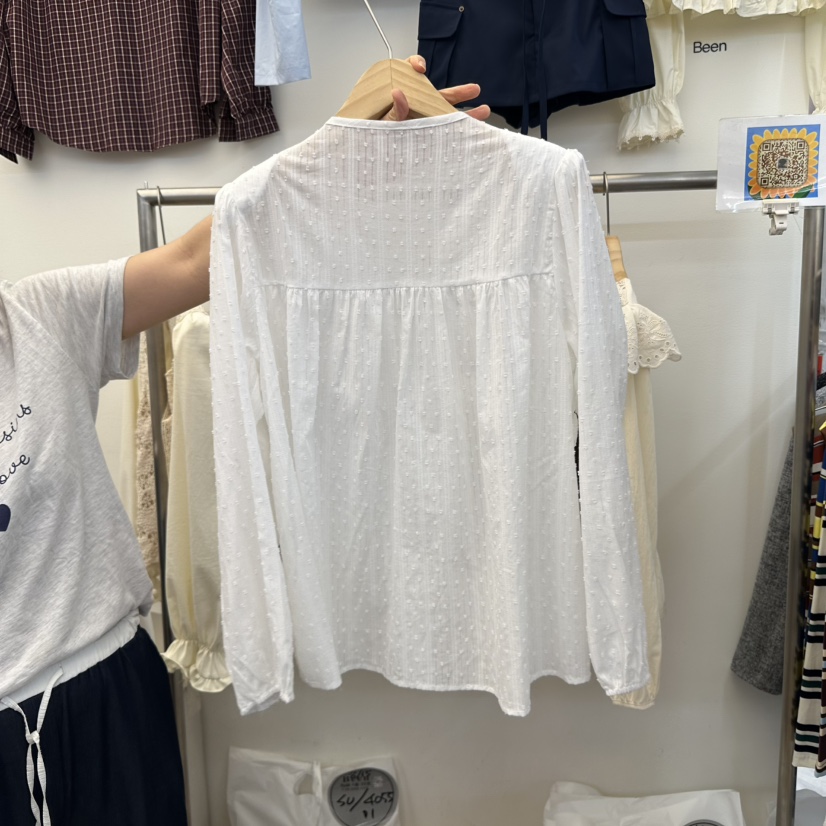 BEEN-A韓國代購㊣女裝新品職業休閑真品人氣推薦襯衫蕾絲衫BEEN-A襯衫/蕾絲衫