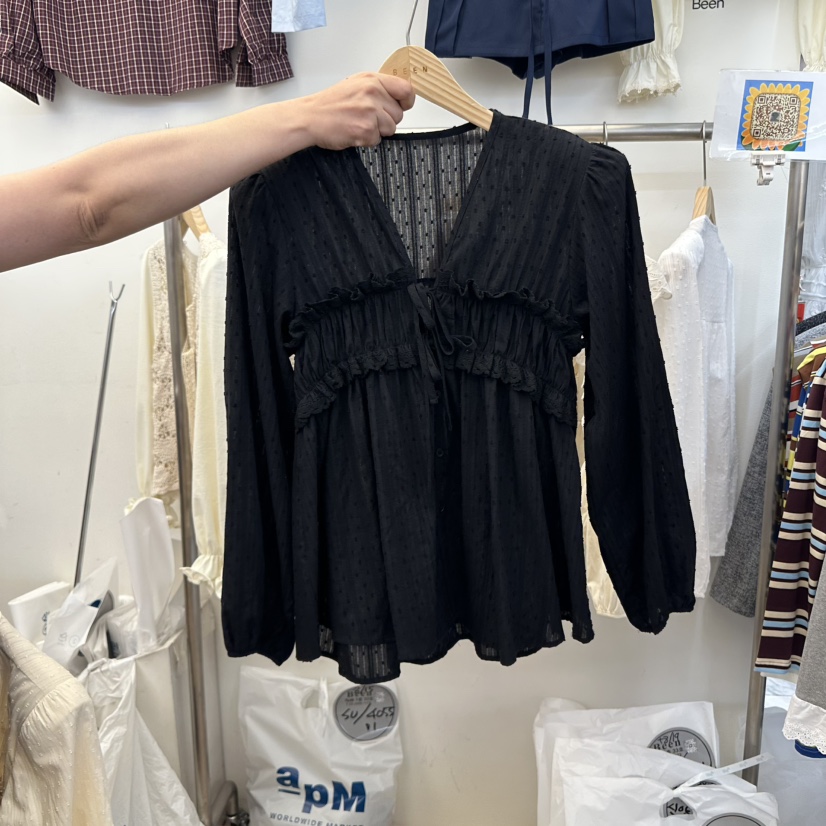 BEEN-A韓國代購㊣女裝新品職業休閑真品人氣推薦襯衫蕾絲衫BEEN-A襯衫/蕾絲衫圖色3