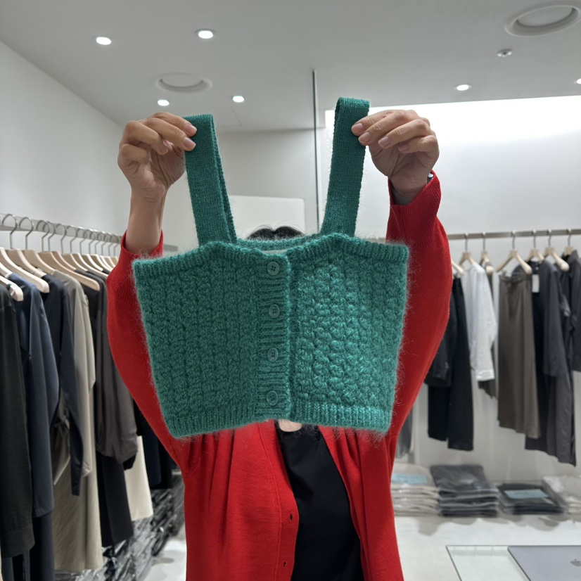 HAUTTE-P韓國直郵㊣女士新品推薦25秋冬熱賣吊帶背心鉤針編織HAUTTE吊帶/背心圖色3