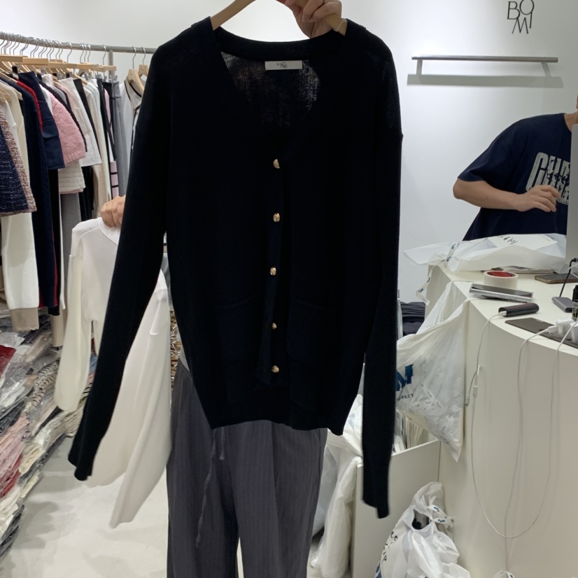 BY BOMI韓國直郵㊣女裝新品職業熱賣真品人氣針織衫不含內搭BY BOMI針織衫圖色2