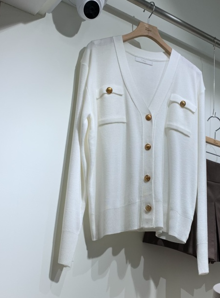 BY BOMI韓國直郵㊣女士新款25秋冬人氣休閑職業針織衫口袋BY BOMI針織衫圖色3