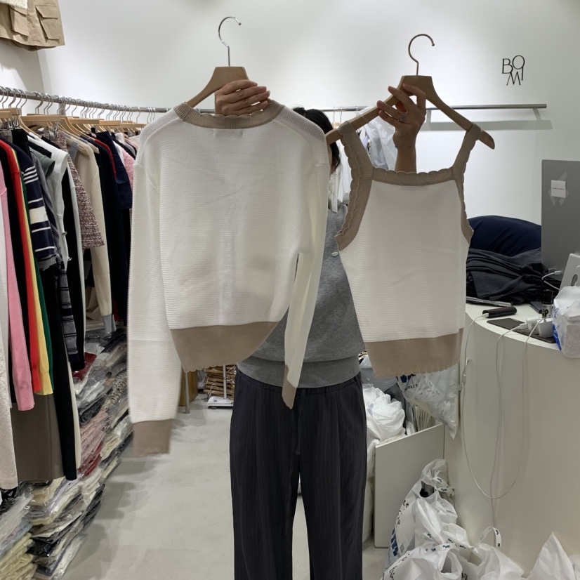 BY BOMI東大門㊣實拍女裝新品25秋冬時尚休閑熱賣套裝套裝BY BOMI套裝