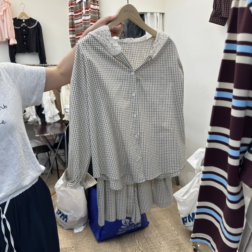 BEEN-A東大門㊣實拍女士新款休閑時尚真品職業25秋冬襯衫蕾絲衫BEEN-A襯衫/蕾絲衫圖色2