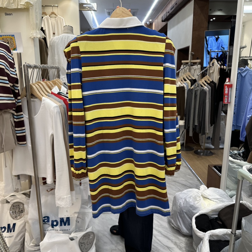 BEEN-A韓國直郵㊣女裝新品職業人氣時尚推薦休閑25秋冬長袖T恤BEEN-A長袖T恤