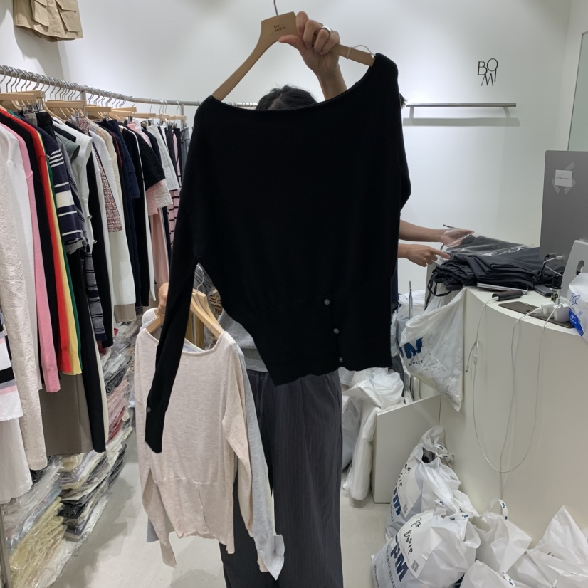 BY BOMI東大門㊣代購女士新品時尚真品推薦職業人氣針織衫BY BOMI針織衫圖色4