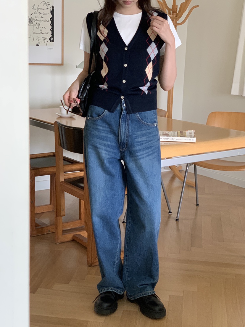THE ABLE東大門㊣代購女裝新款時尚休閑25秋冬人氣熱賣牛仔褲THE ABLE/TA牛仔褲