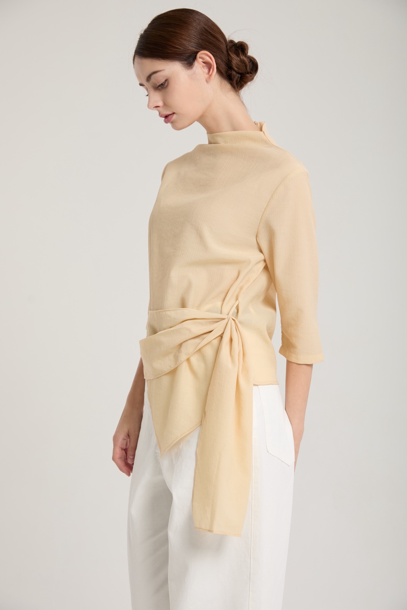 MUSHROOM EFFECT韓國代購㊣女裝新品真品25秋冬襯衫蕾絲衫MUSHROOM EFFECT襯衫/蕾絲衫