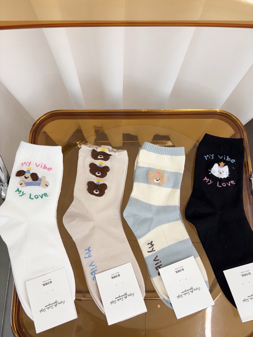 CACTUS-Q東大門㊣代購女士新品人氣時尚推薦25秋冬職業襪子CACTUS十雙起/可混搭襪子