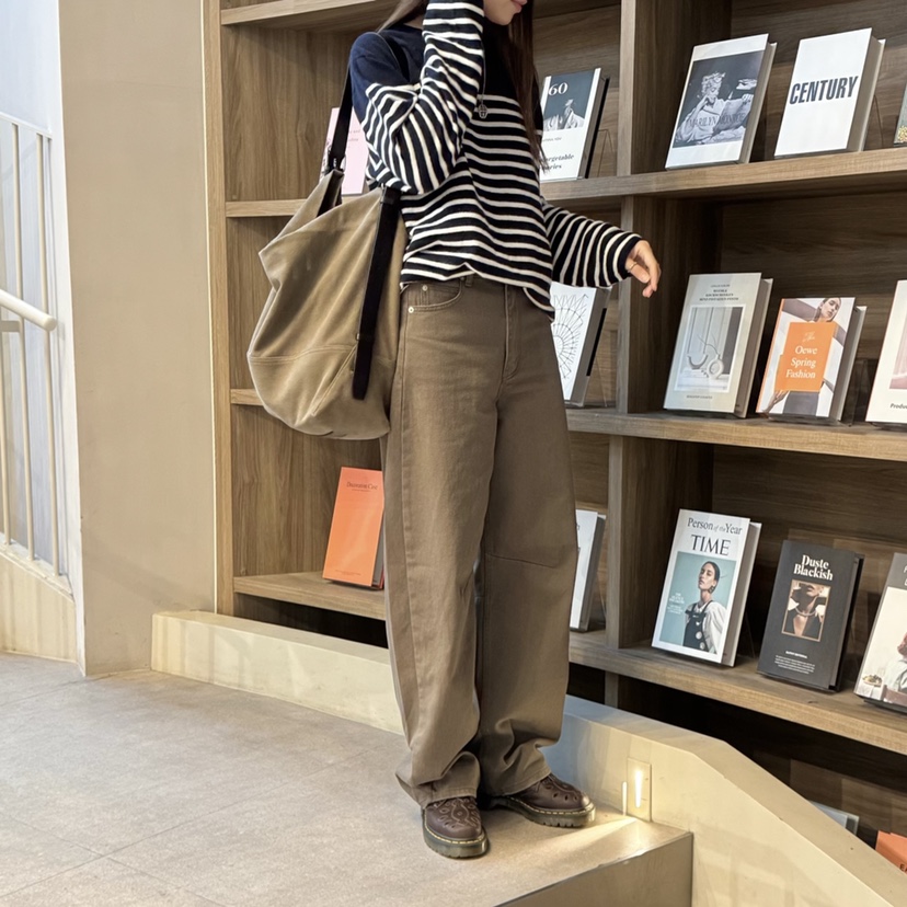 THE ABLE韓國直郵㊣女士新品熱賣時尚真品職業人氣休閑牛仔褲THE ABLE/TA牛仔褲