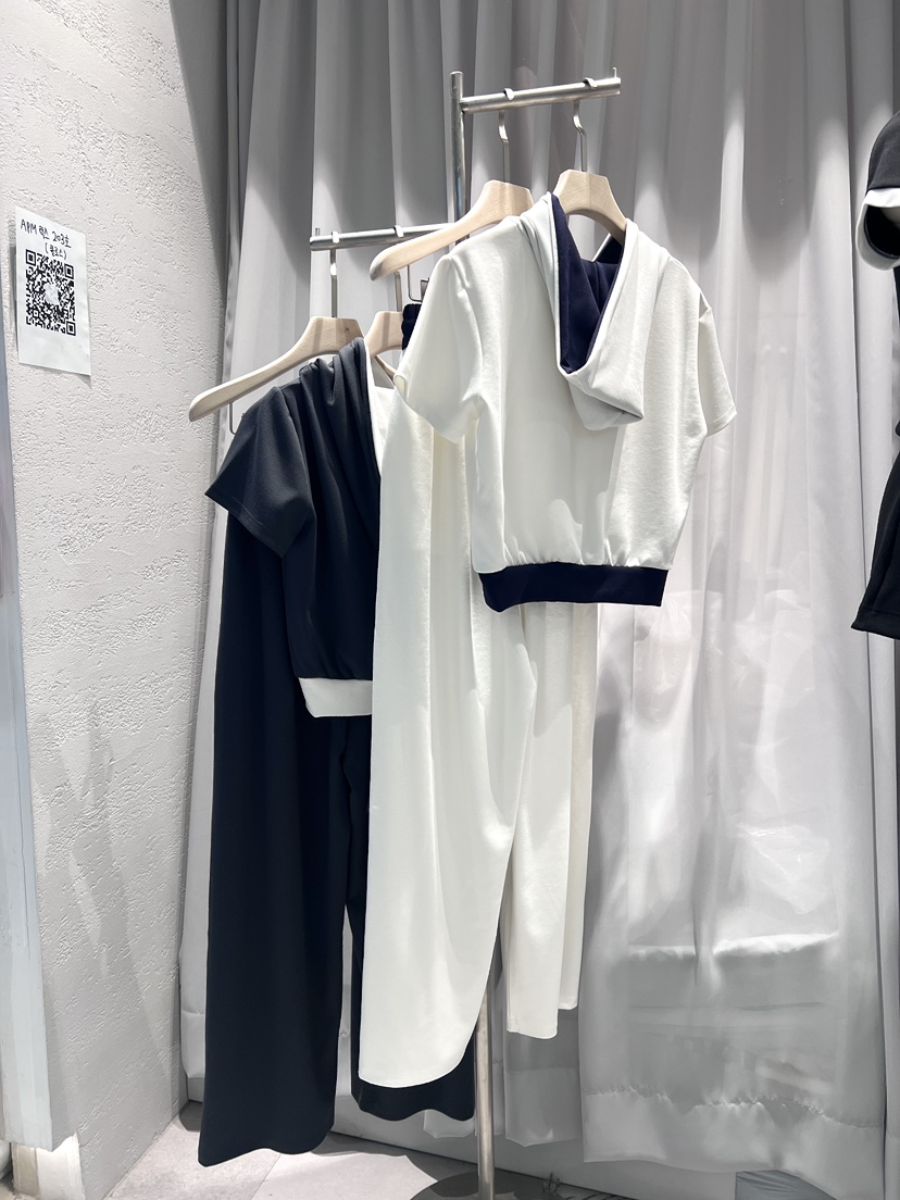 CLOTH東大門㊣實拍女裝新款職業休閑25秋冬熱賣套裝連帽衫套裝CLOTH套裝