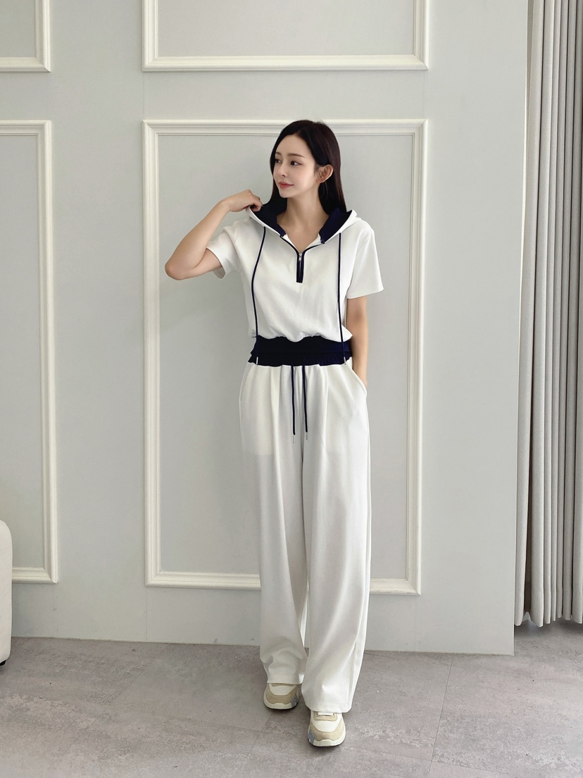 CLOTH東大門㊣實拍女裝新款職業休閑25秋冬熱賣套裝連帽衫套裝CLOTH套裝