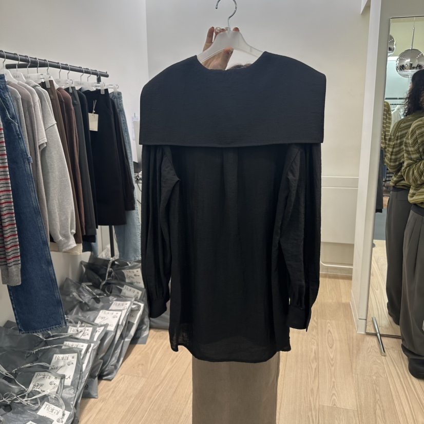 REIRAI東大門㊣實拍女士新品人氣真品時尚25秋冬襯衫蕾絲衫Reirai襯衫/蕾絲衫