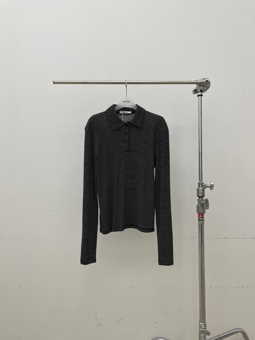 ATMOSPHERE東大門㊣直郵女士新款推薦真品職業25秋冬長袖T恤ATMOSPHERE/BLING長袖T恤圖色3