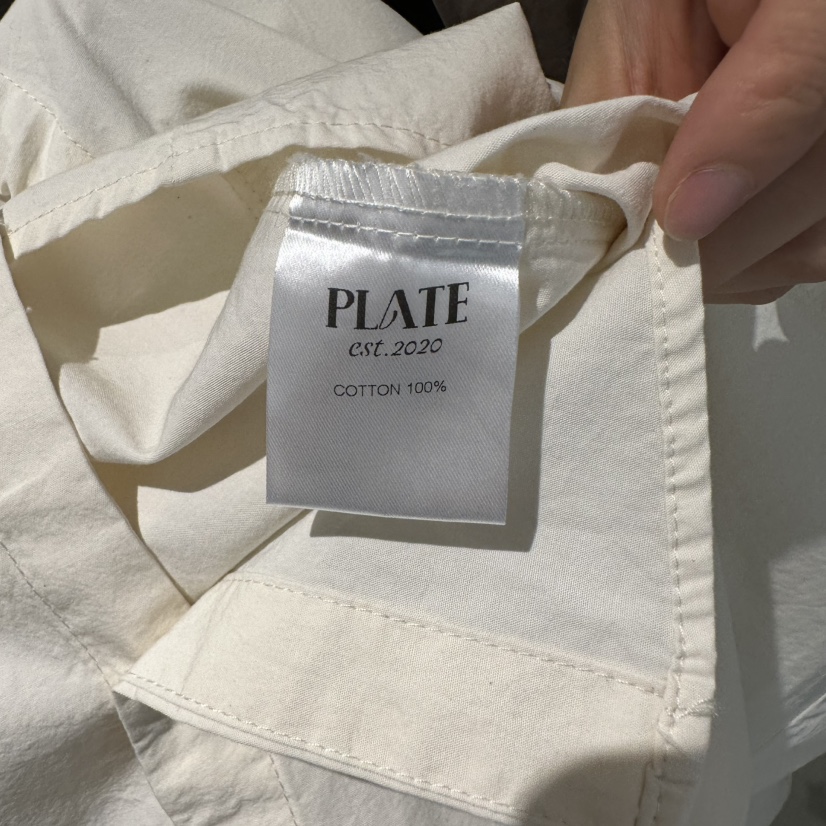 PLATE韓國代購㊣女裝新品職業休閑25秋冬熱賣人氣襯衫蕾絲衫PLATE襯衫/蕾絲衫